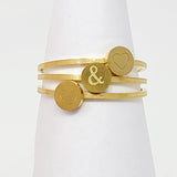 Tiny Disc Stackable Ring