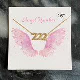 Dainty Angel Number Necklace