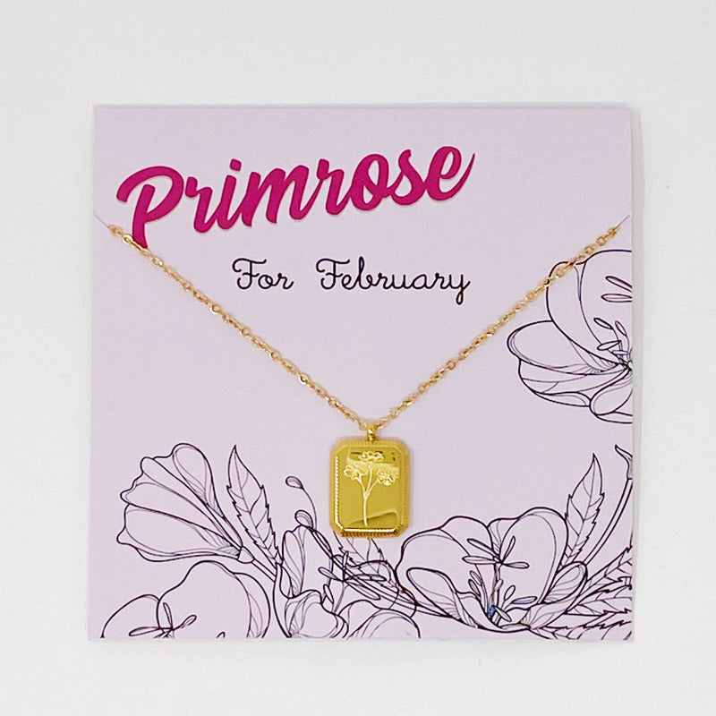 Blooming Birth Month Necklace Prepack