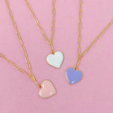 Soft Heart Pendant Necklace