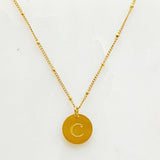 Singular Charm Initial Necklace Prepack