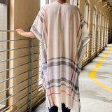 Classy Plaid Kimono