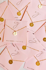Singular Charm Initial Necklace Prepack