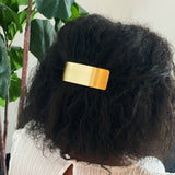 Golden Pearl Hair Barrette Set