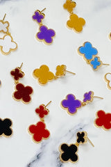 Tara Colored Drop Earrings