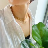 Soho Chic Layered Chain Necklace