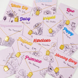 Blooming Birth Month Necklace Prepack