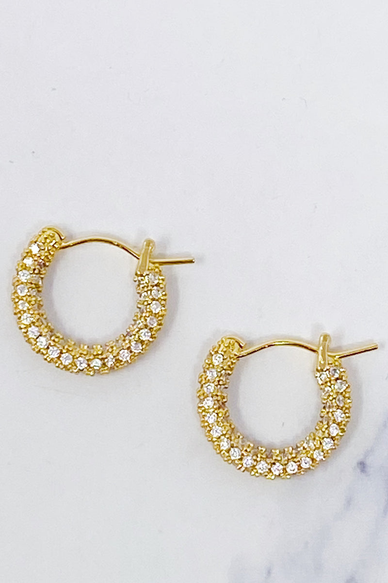 Elegant Shine Hoop Earrings