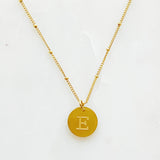Singular Charm Initial Necklace Prepack