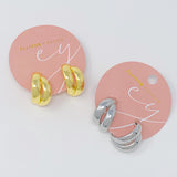 Boucles d'oreilles créoles Lean On Me