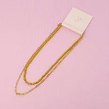 Soho Chic Layered Chain Necklace