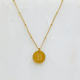 Singular Charm Initial Necklace Prepack