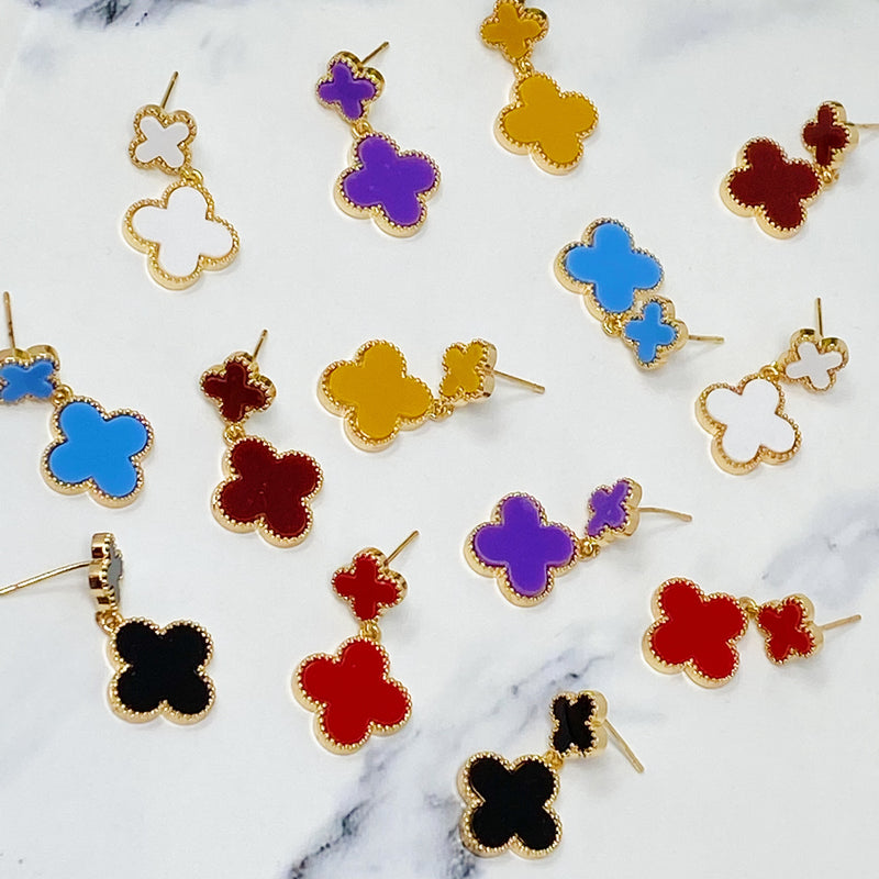 Tara Colored Drop Earrings