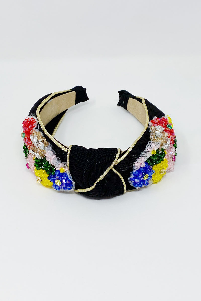 Luxe Flower Bead Headband