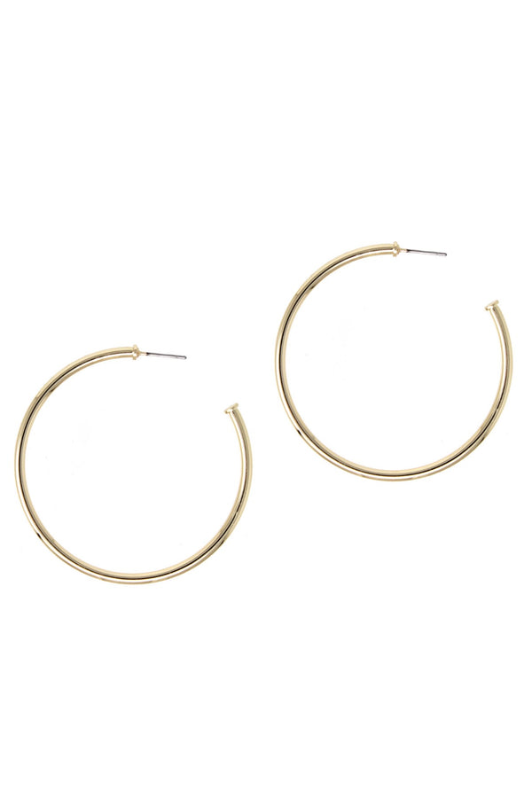 The Best Of Hoops Earrings, Shiny Gold