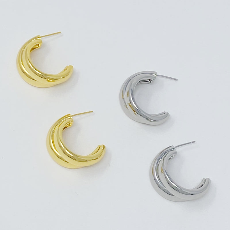 Boucles d'oreilles créoles Lean On Me