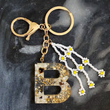 Baby Daisy Initial Key Chain Prepack