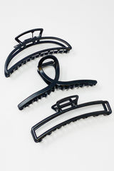Noire & Love Hair Claw Set Of 3