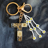 Baby Daisy Initial Key Chain Prepack