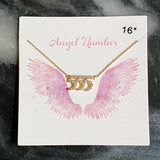 Dainty Angel Number Necklace