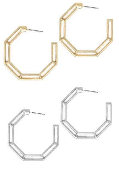 Boucles d'oreilles créoles liées pour toujours