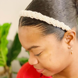 Braided Pearl Strand Headband