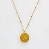 Ellison + Young: Singular Charm Initial Necklace