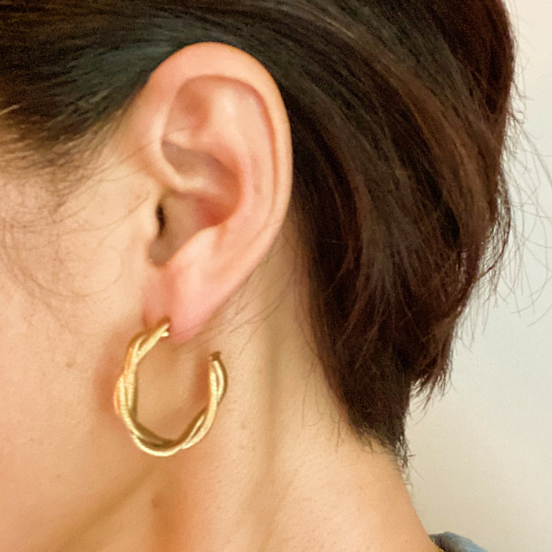 Sedona Twisted Hoop Earrings