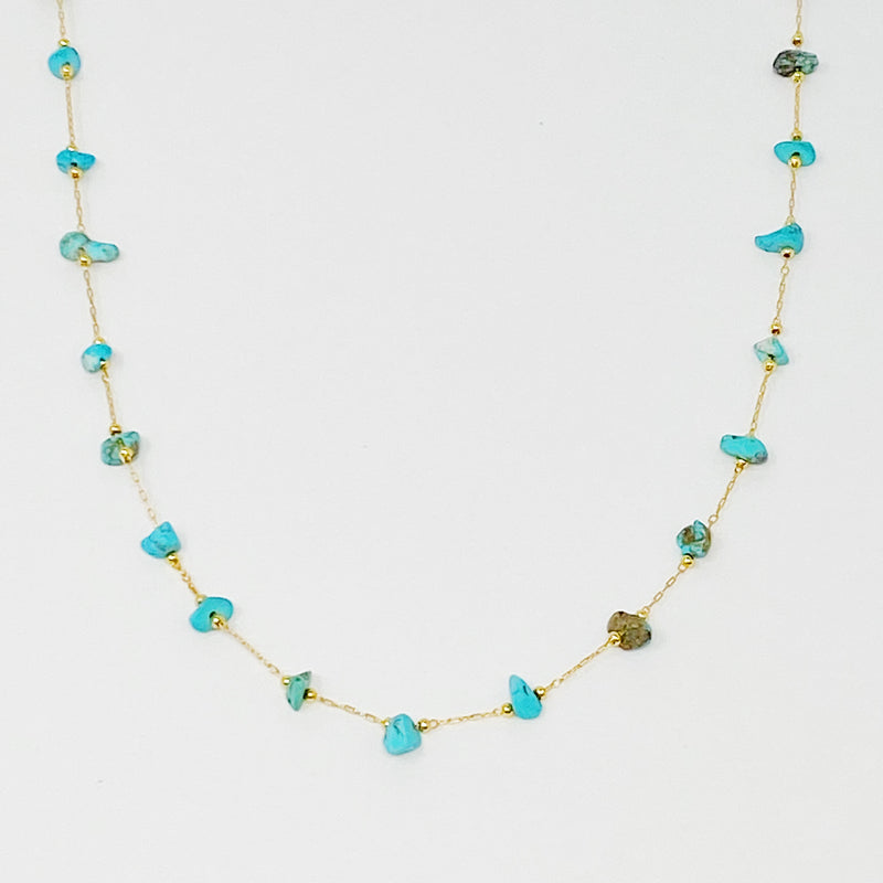 Precious Pebble Stone Necklace