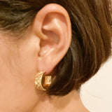 Coco Quilted Hoops
