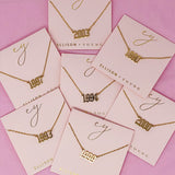 Birth Year Necklace Prepack