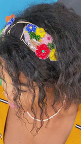Luxe Flower Bead Headband